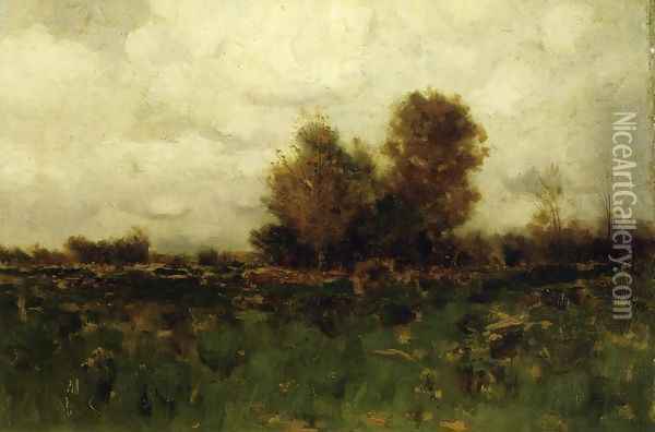 Autumn in Arkville Oil Painting - Alexander Helwig Wyant