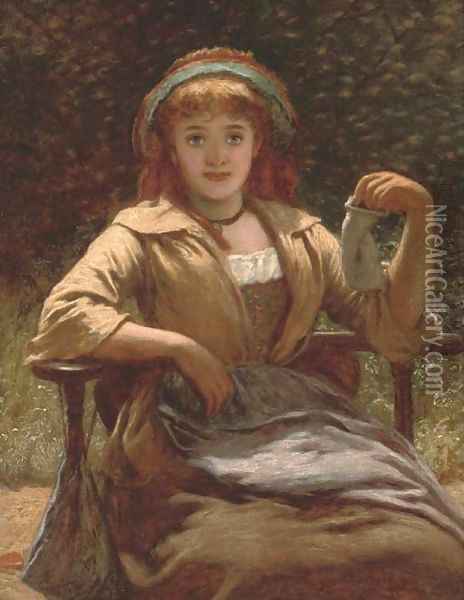 The empty purse Oil Painting - Charles Sillem Lidderdale