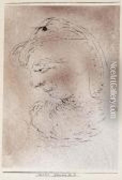 Bildnis Skizze Frau Pr. Oil Painting - Paul Klee