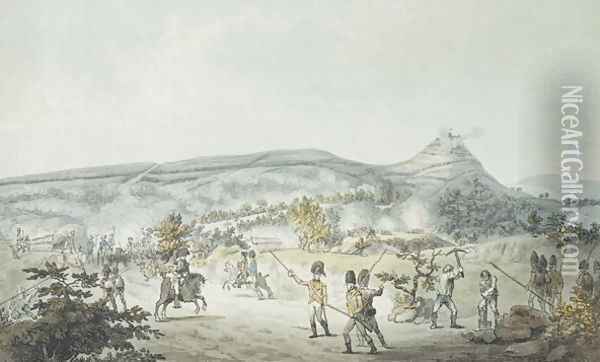 The Battle of Vinegar Hill, June 21st 1798 Oil Painting - Lieutenant Carey