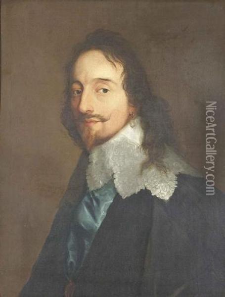 Portrat Eines Edlen Herrn. Oil Painting - Sir Anthony Van Dyck