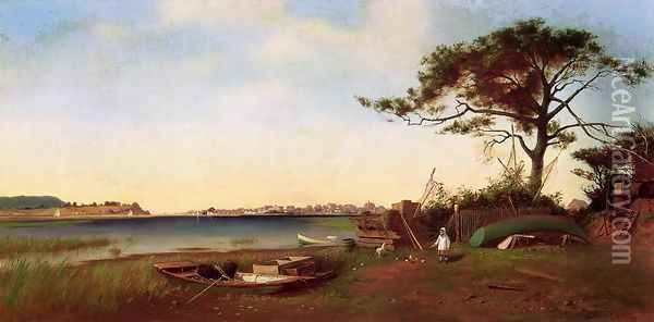 Seabright from Galilee Oil Painting - Francis Augustus Silva