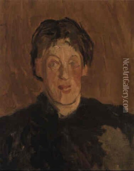 Portrait Of Florence Pash Oil Painting - Walter Sickert