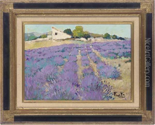 Lavender Fields Oil Painting - Vincent Van Gogh