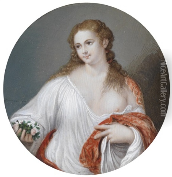 Venus Oil Painting - Fanny Romanini