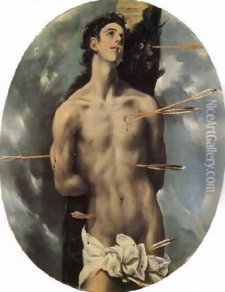 St Sebastian Ii Oil Painting - El Greco (Domenikos Theotokopoulos)