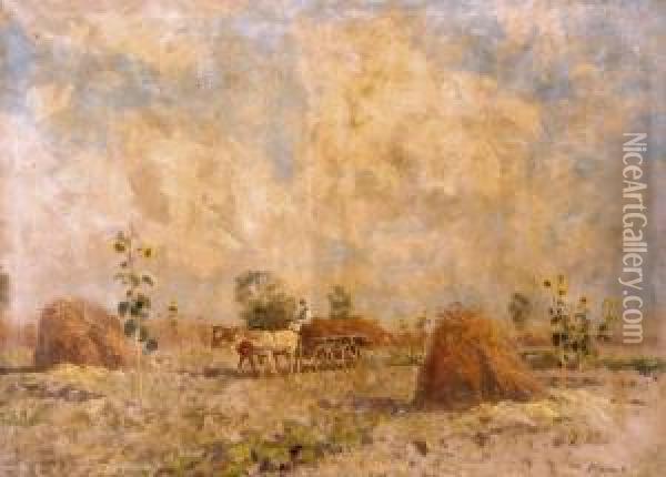 Szenasszeker Oil Painting - Ferenc Olgyay
