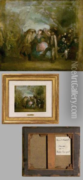 Esquisse Pour Le Ballet Espagnol Oil Painting - Edouard Manet