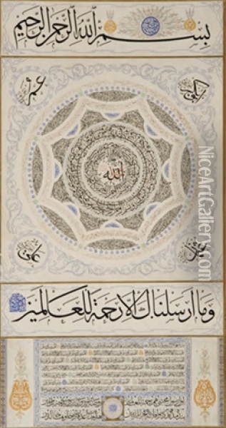 Ketebeli Oil Painting - Mehmed Fehmi