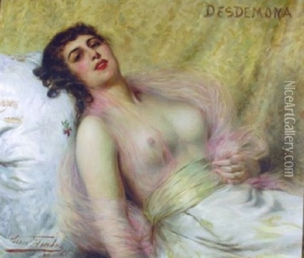 Desdemona Oil Painting - Leon Herbo