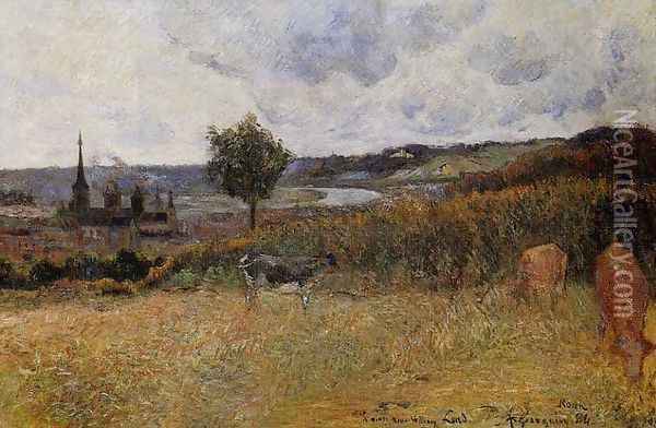Near Rouen2 Oil Painting - Paul Gauguin