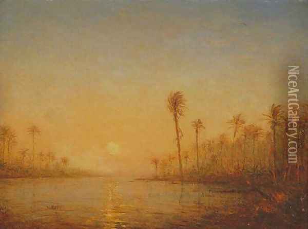 The Nile Oil Painting - Felix Ziem