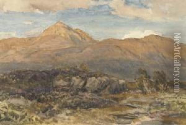 A View Of Glen Dochart, Perthshire Oil Painting - Thomas Collier