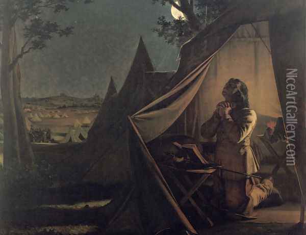 The Night before Naseby Oil Painting - Augustus Leopold Egg