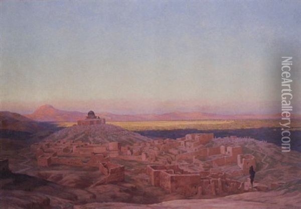 Amanecer En El Norte De Africa Oil Painting - Eugene Damas