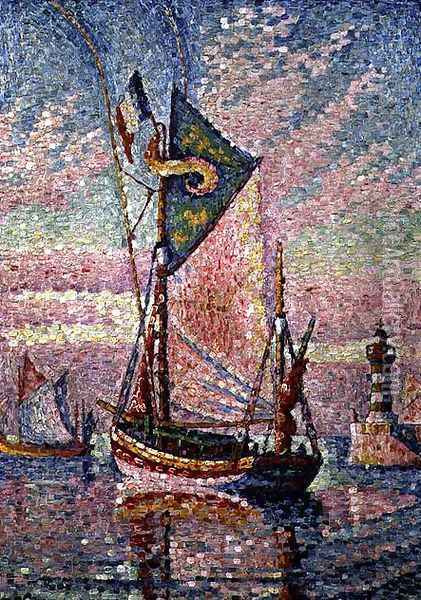 The Port at Concarneau Oil Painting - Paul Signac
