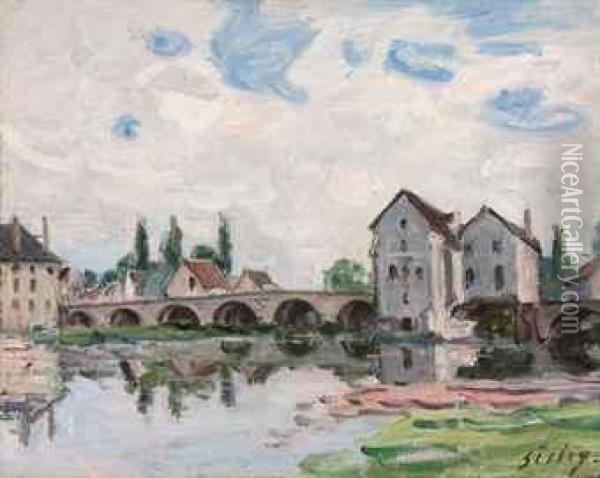Moret Sur Loing Oil Painting - Alfred Sisley