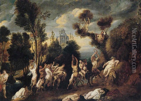 The Triumph Of Bacchus Oil Painting - Jacob Jordaens