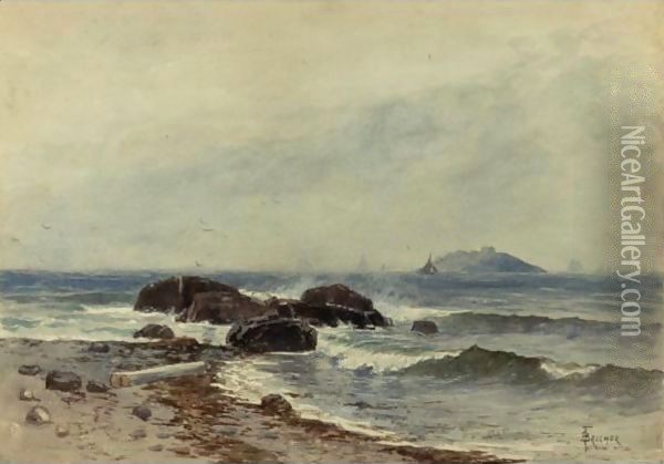 Coastal Scene 3 Oil Painting - Alfred Thompson Bricher