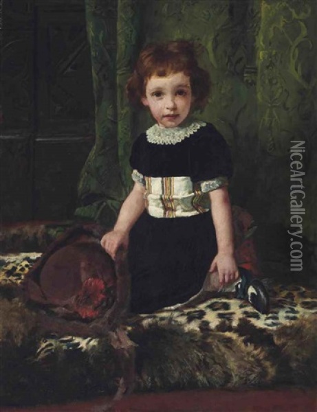 Lily Cocciolitti Oil Painting - Arthur John Elsley