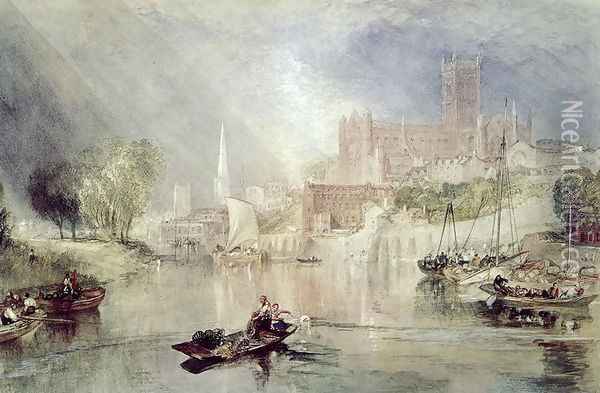 Worcester, c.1833 Oil Painting - Joseph Mallord William Turner