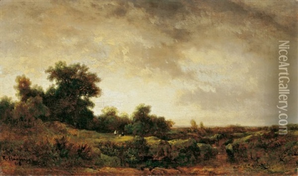 Waldlandschaft Oil Painting - Remigius Adrianus van Haanen
