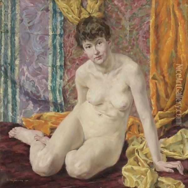 Nude Oil Painting - Walter Ufer