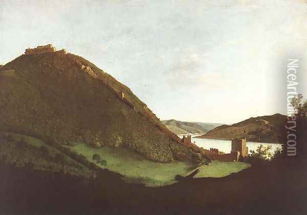 Visegrad 1826-30 Oil Painting - Karoly, the Elder Marko
