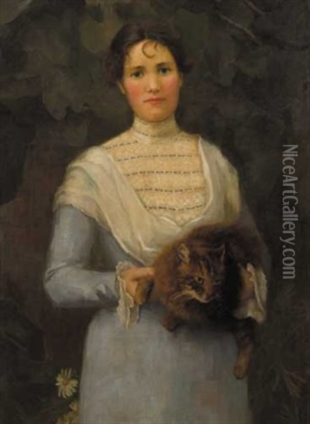 Constance Gladys Grimshaw (mrs C. Alexander) Oil Painting - Sarah Henrietta Purser