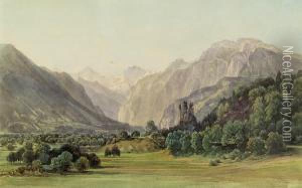 Landschaft Oil Painting - Thomas Ender