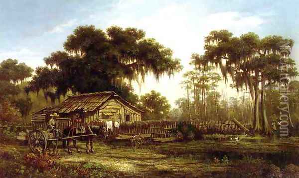 View of Louisiana Oil Painting - William Henry Buck