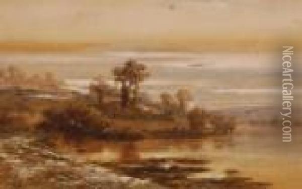 Lakeland Landscape Oil Painting - John Glover