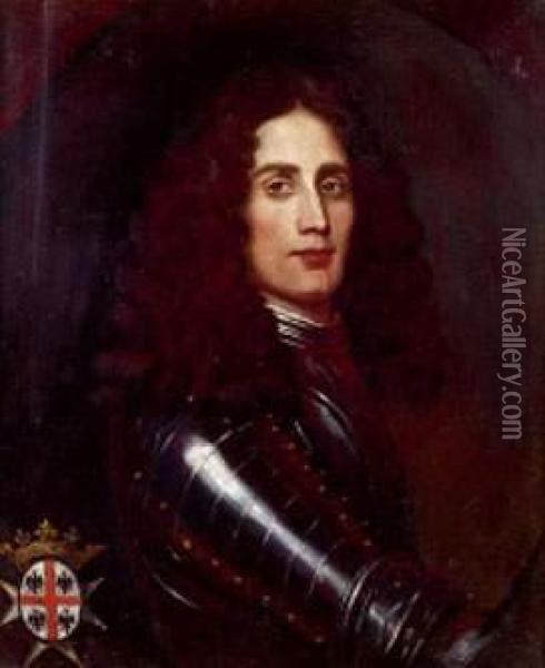 Portrait De Frederic De La Tour D'argent Oil Painting - Andre, Comte De Rumfort