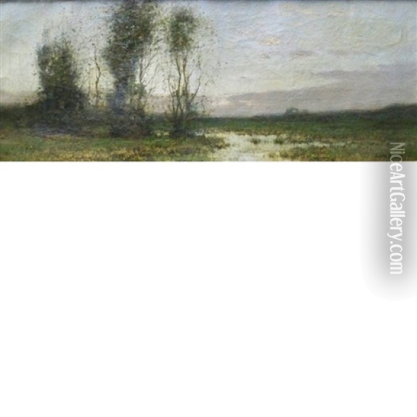 River Landscape Oil Painting - Cornelis Kuypers