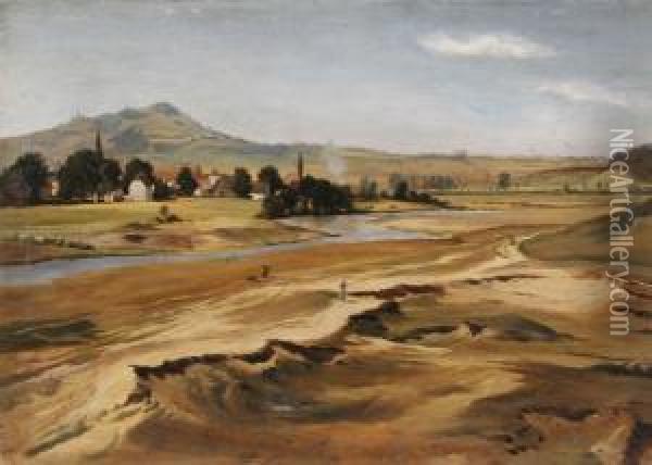 Dohnitz Bei Karlsbad Oil Painting - Edmund Friedrich Kanoldt