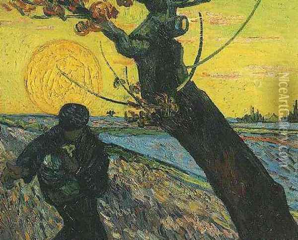 Sower The II Oil Painting - Vincent Van Gogh