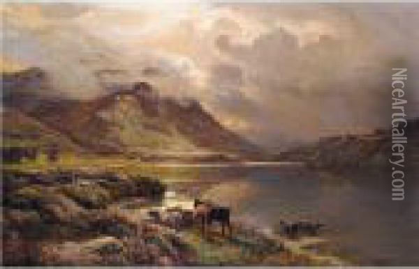 Glen Dochart, Perthshire Oil Painting - Sidney Richard Percy