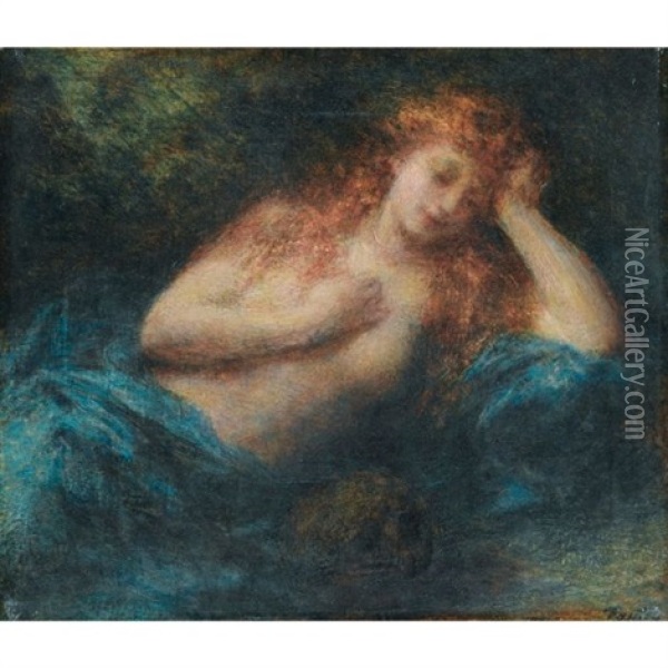 Madeleine Oil Painting - Henri Fantin-Latour