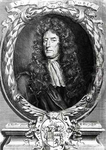 Portrait of Sir Roger LEstrange 1616-1704 Oil Painting - Sir Godfrey Kneller