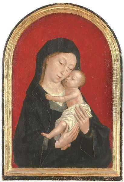 The Virgin and Child Oil Painting - Simon Marmion