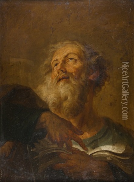 Der Heilige Petrus Oil Painting - Johann Jakob Dorner the Elder