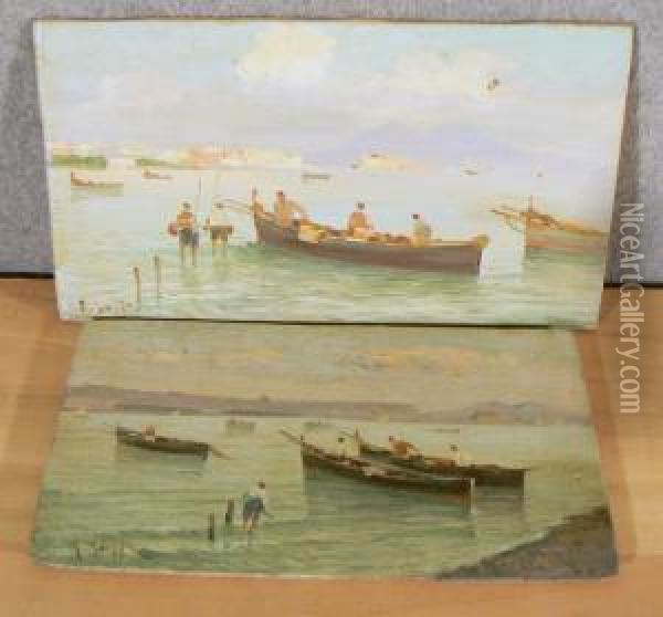 Marine Oil Painting - Raimpondo Scoppa