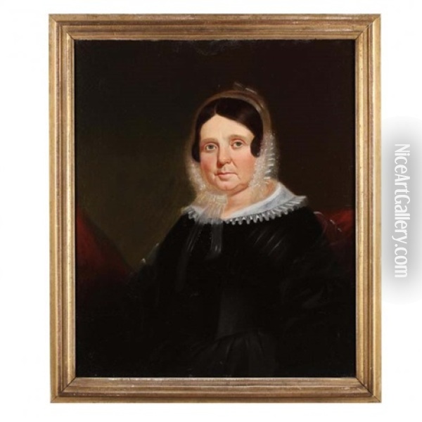 Portrait Of Mary Walthall Dunn Oil Painting - George Caleb Bingham