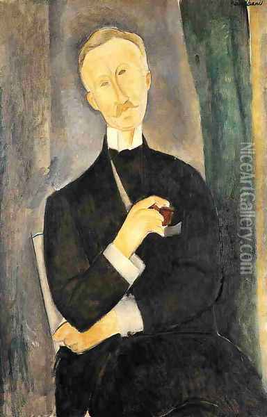 Roger Dutilleul Oil Painting - Amedeo Modigliani