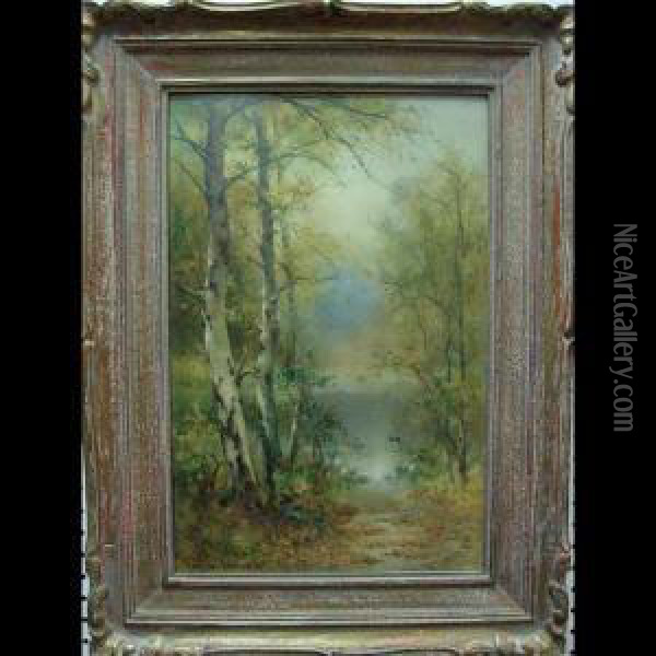 Morning Mist - Burnam Marshes Oil Painting - Thomas Tayler Ireland