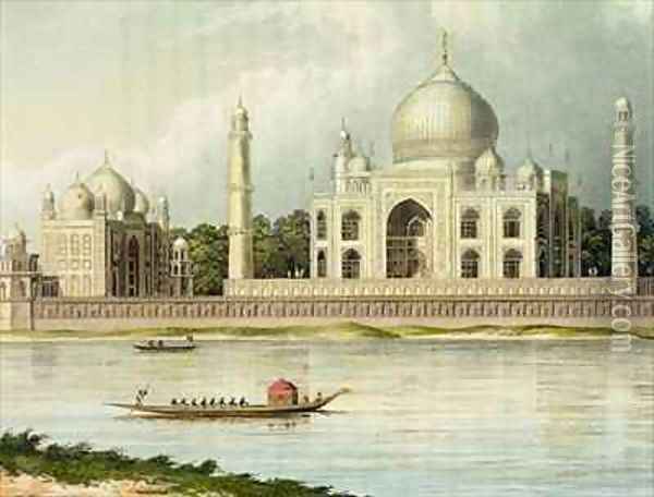 The Taj Mahal Tomb of the Emperor Shah Jehan and his Queen Oil Painting - Forrest, Charles Ramus