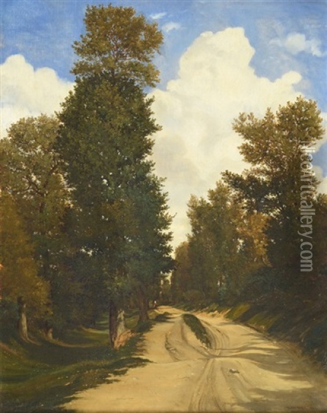 Chemin Dans La Foret Oil Painting - Leon Victor Dupre
