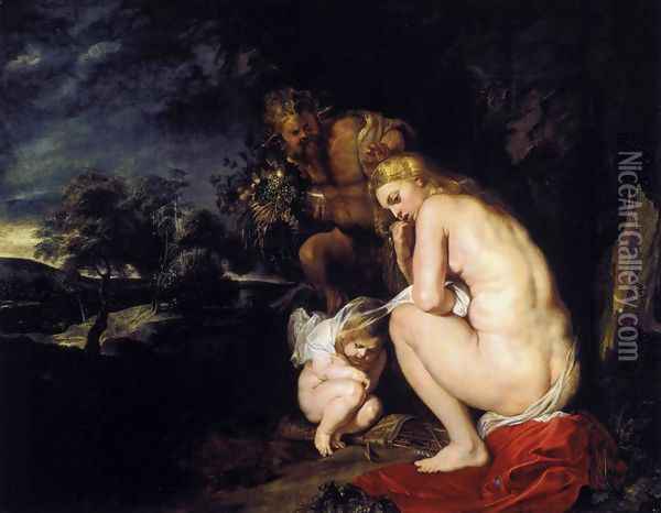 Venus Frigida 1614 Oil Painting - Peter Paul Rubens
