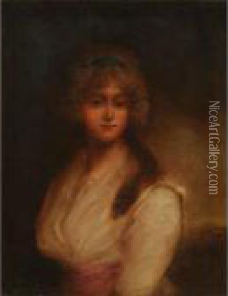Female Portrait Oil Painting - Sir Joshua Reynolds