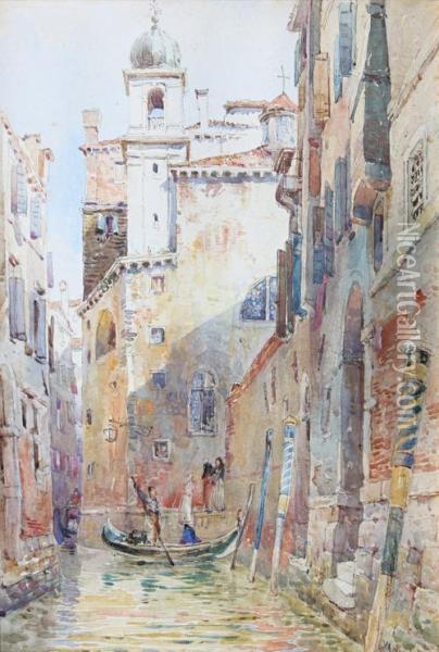 Venice Oil Painting - Sir Ernest George